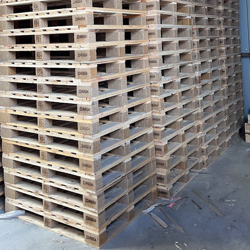 仓储物流叉车卡板熏蒸木托盘四面进叉木托盘实木松木托盘熏蒸批发