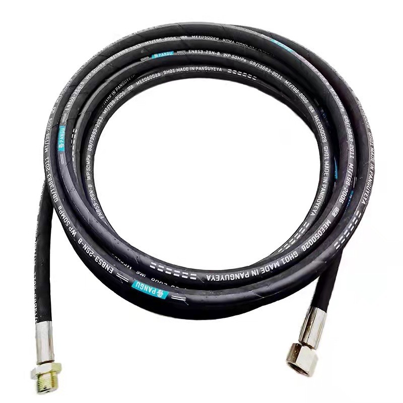 厂家供应高压胶管总成钢丝编织高压油管液压软管丁腈高压油管总成