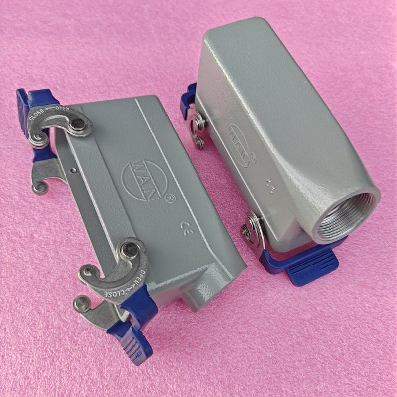 WAIN连接器H24B-SE-2L/SC-PG21/M25/M32壳带双扣唯恩侧出线