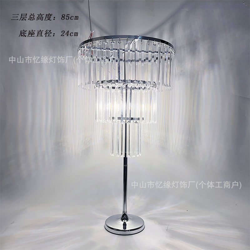 花架水晶冰条花架婚庆路引水晶亚克力新款烛台家庭派对结婚装饰摆