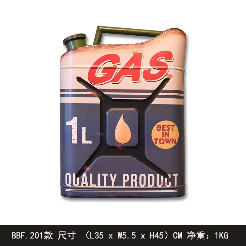 美式乡村复古铁艺油桶装饰壁挂件酒吧餐厅背景墙画款立体铁皮外贸