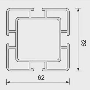 6262工业套管自动化流水线可升降标准型铝型材铝型材4040