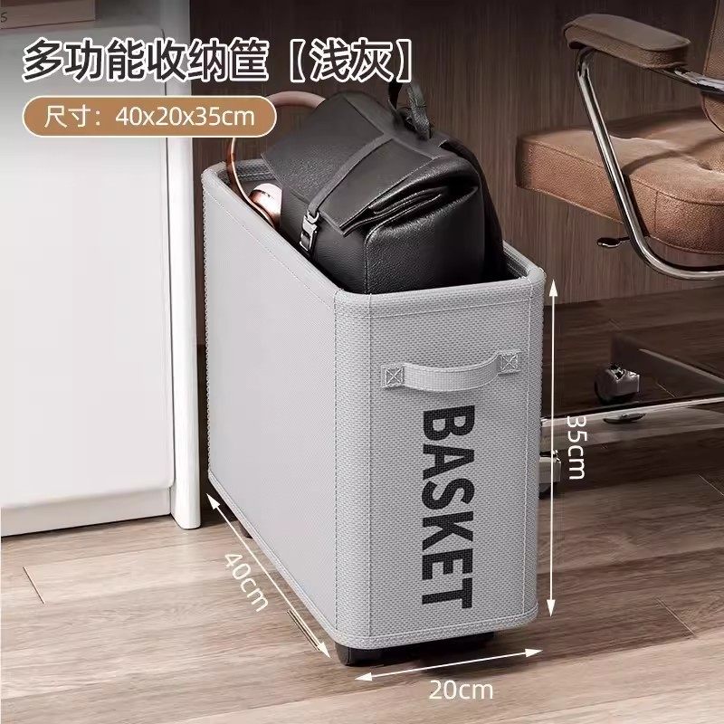 北欧家用脏衣篮衣物可折叠收纳筐轮子洗衣篮子装衣服框篓子布艺带