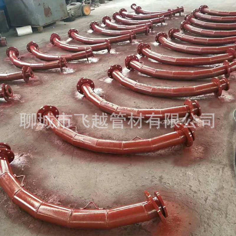 山东耐磨管内衬管陶瓷复合管贴片陶瓷管内衬自熳燃陶瓷管AL2O3