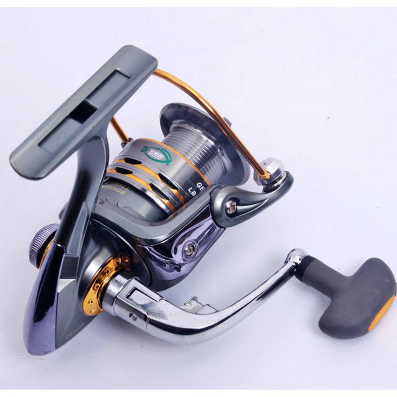 1000-6000纺车轮全金属13轴前卸力型头摇臂渔线轮海竿轮路亚轮