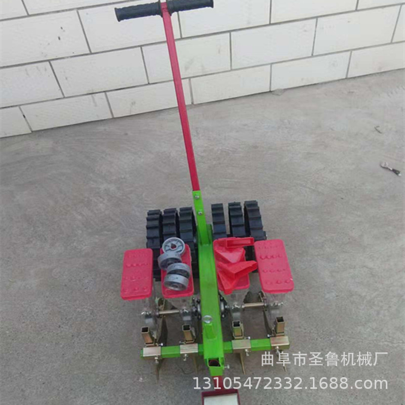 热销人力四行香菜白菜播种机/圣鲁播精粮食机/手推胡萝卜播种机