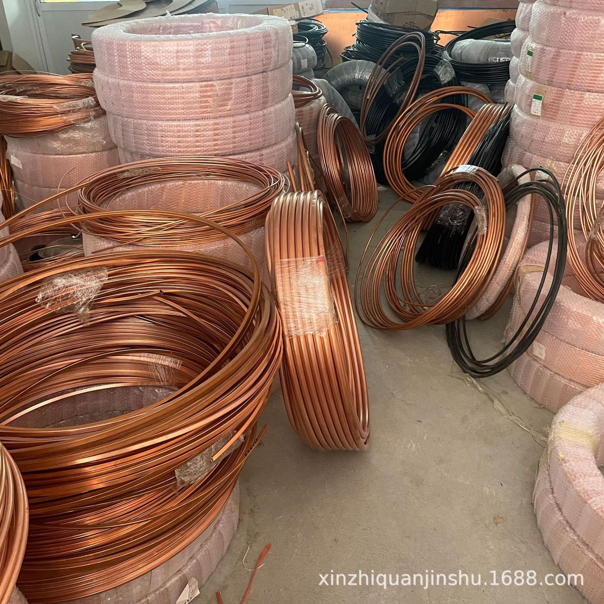 红铜管批发空调铜管空调制冷管道零售弯头规格齐全一米起发