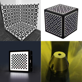 热销线扫相机标定板工业相机校准块扫描仪三维测试版高精度分辨率