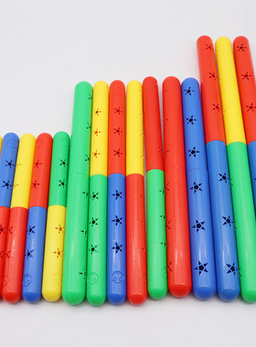 体操棒幼儿园儿童早晨棒铃器械操道具舞蹈表演比赛有声塑料接力棒