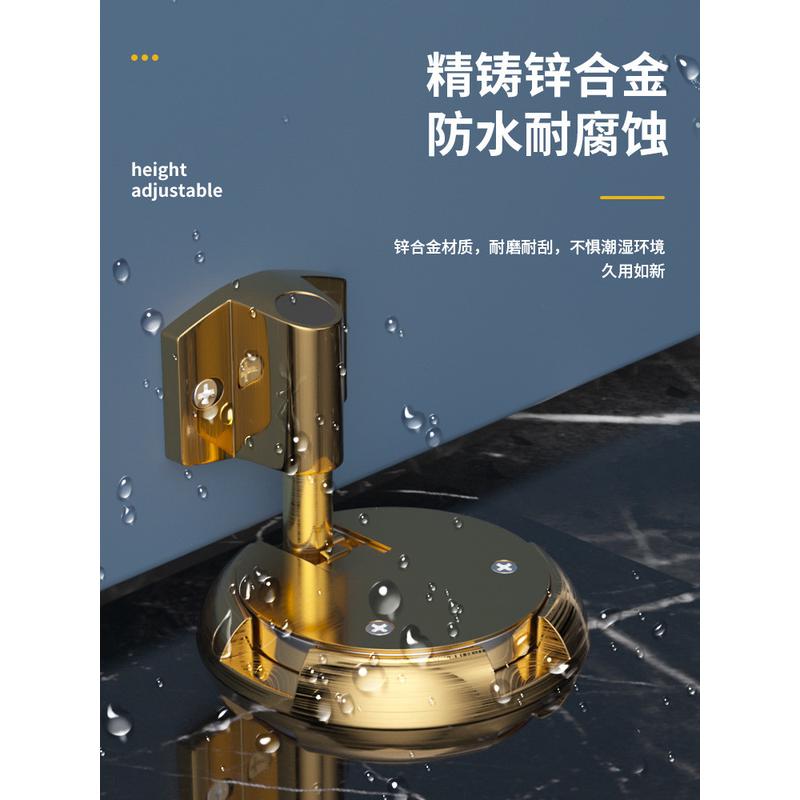 e0pb批发防风地吸卫生间免打孔门碰门阻加长款新款家用机械式门吸