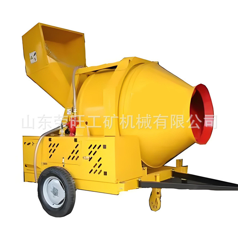 全自动滚筒式用建筑工地混凝土搅拌机小型柴油水泥砂浆搅拌机滚筒