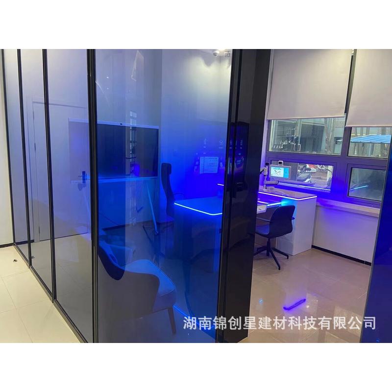 长沙办公隔墙玻璃幕墙玻璃隔断玻璃门玻璃隔墙专业隔断设计安装
