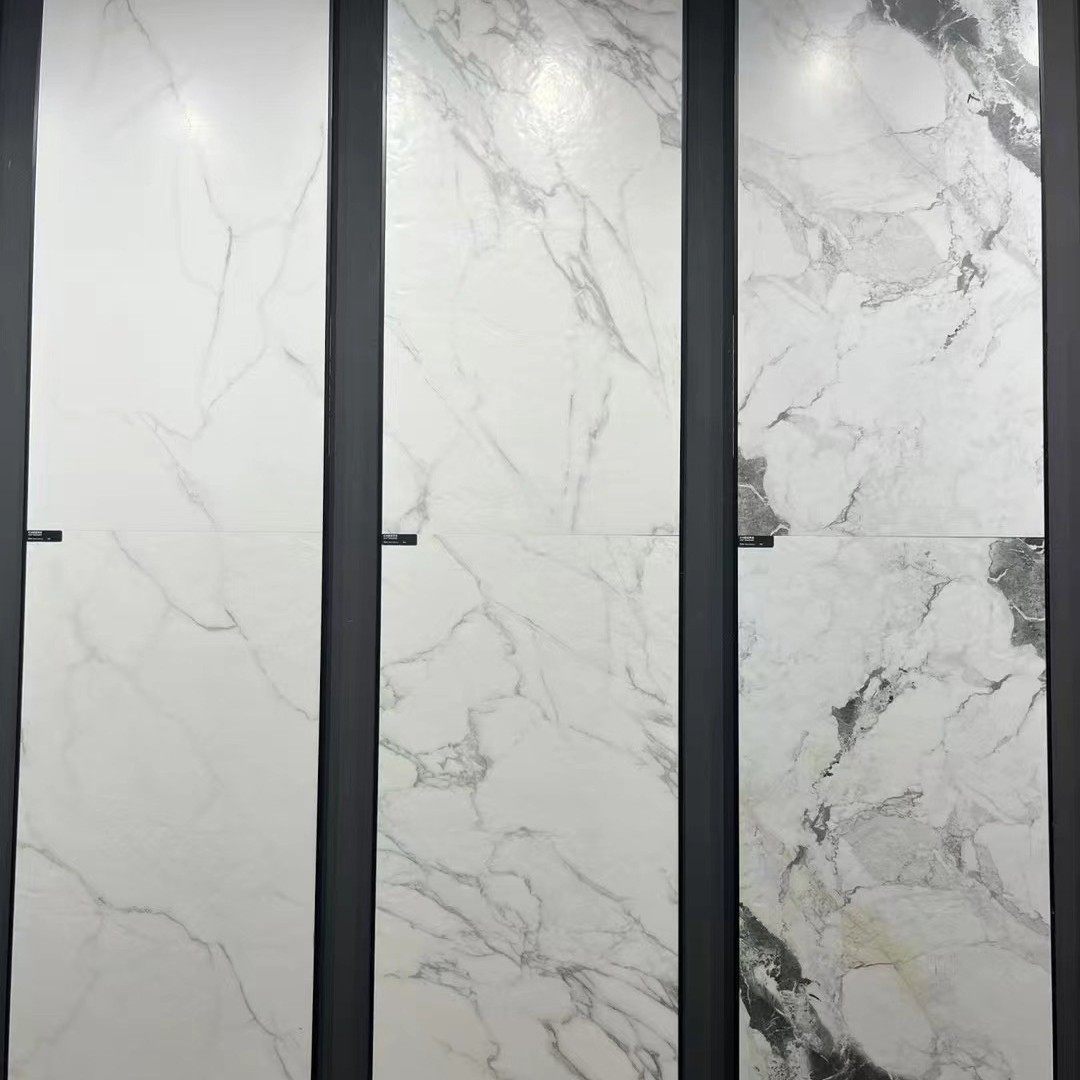 广东奢石750x1500瓷砖大板别墅酒吧商场客厅深色通体地面砖