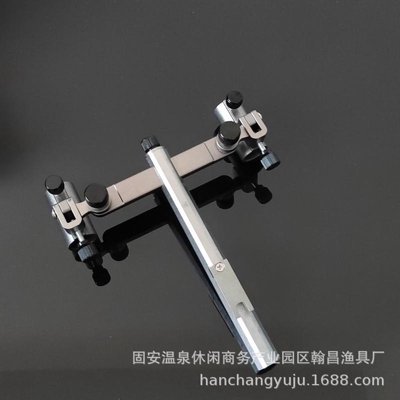 双炮双杆钓箱钓椅双炮台架炮台座双头台架架杆垂钓用品