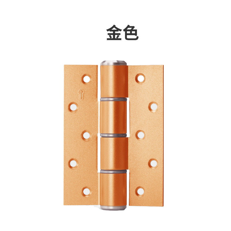 5寸隐形门合页重型液压缓冲自动关门荷叶铰链暗门阻尼弹簧闭门器