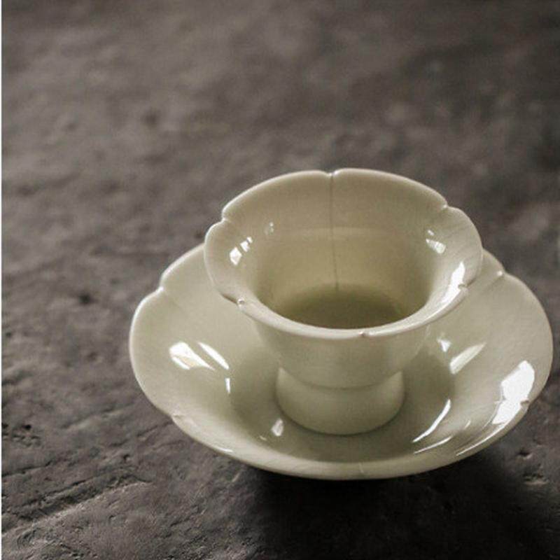 444z批发宋代茶盏带托复刻窑宋风湖田点茶品茗杯茶托茶杯杯托套杯