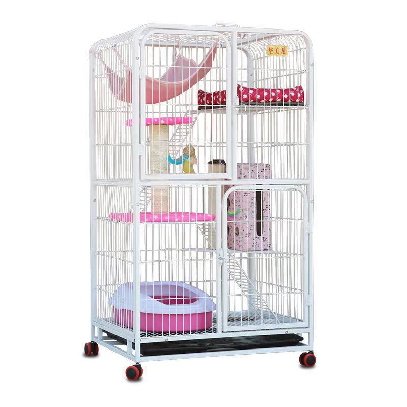 猫窝猫别墅家用小户型猫笼子养猫的笼子室内外猫舍超达自由猫别墅