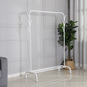 晾衣架室内衣架阳台衣帽架简约款 厂家嗮防风款 单杆落地式