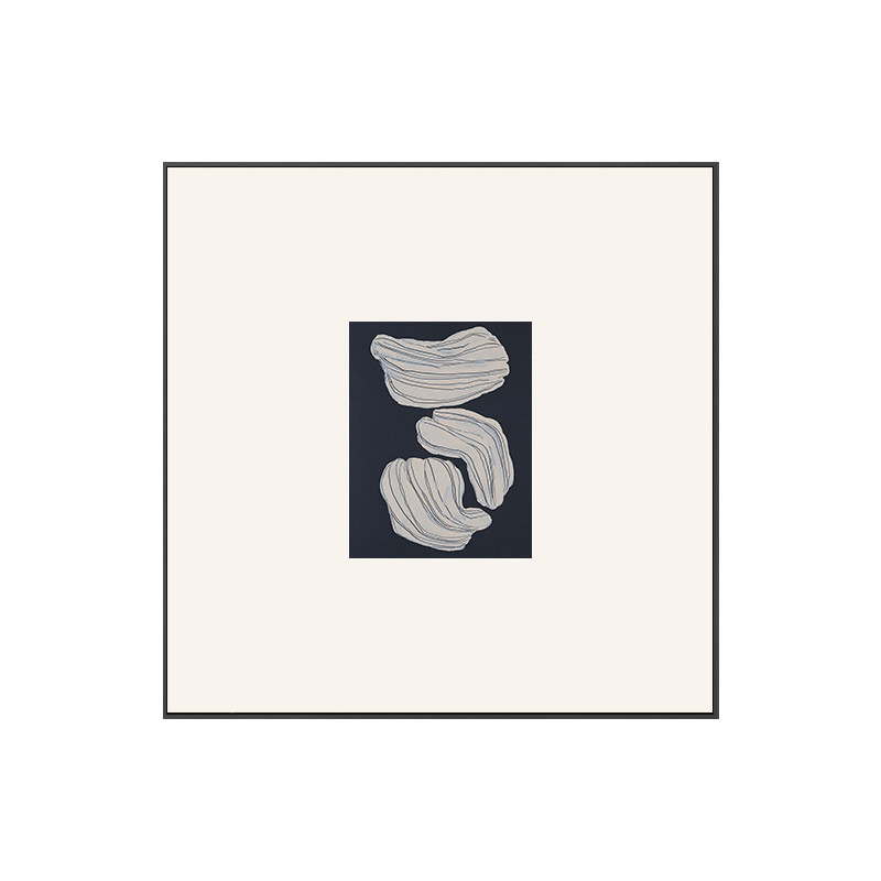 北欧书房小众艺术挂画抽象装饰画组合客餐厅背景墙画现代走廊壁画
