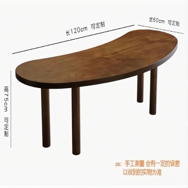 实木大板茶桌椅组合简约现代茶台阳台弧形大型桌子会议桌泡茶茶桌