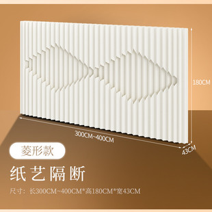 屏风隔断可折叠办公室隔断假墙美容院玄关卧室分割隔断墙简易自装