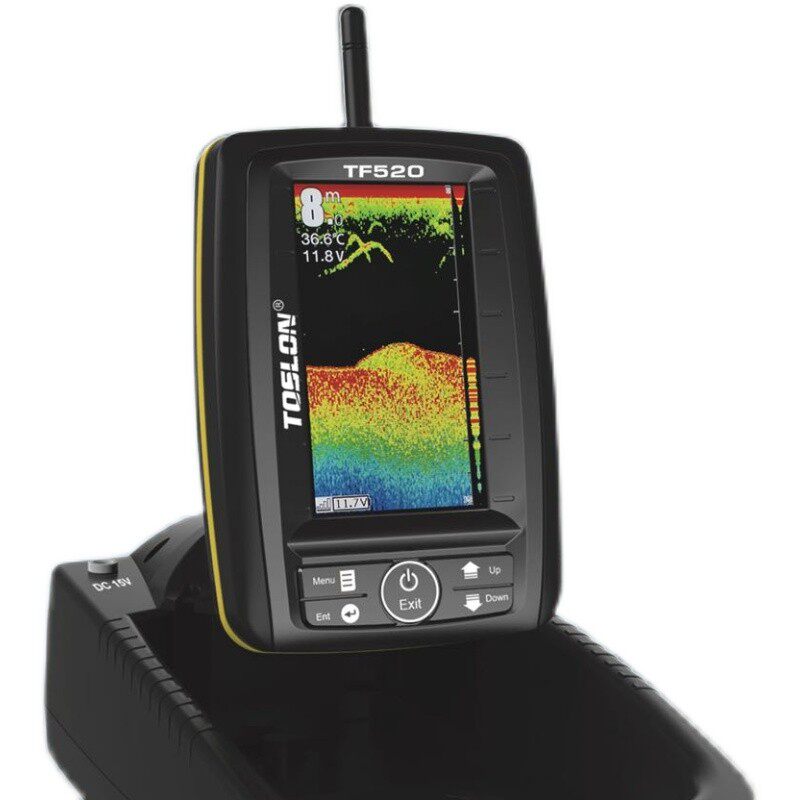 直降！新品TOSLON（途仕龙）库钓无线声呐探鱼器TF520 距离300米