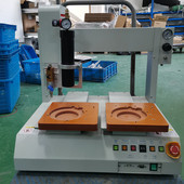 双y单头硅胶筒点胶机点胶机uv胶热熔胶双工位全自动双平台双yab胶