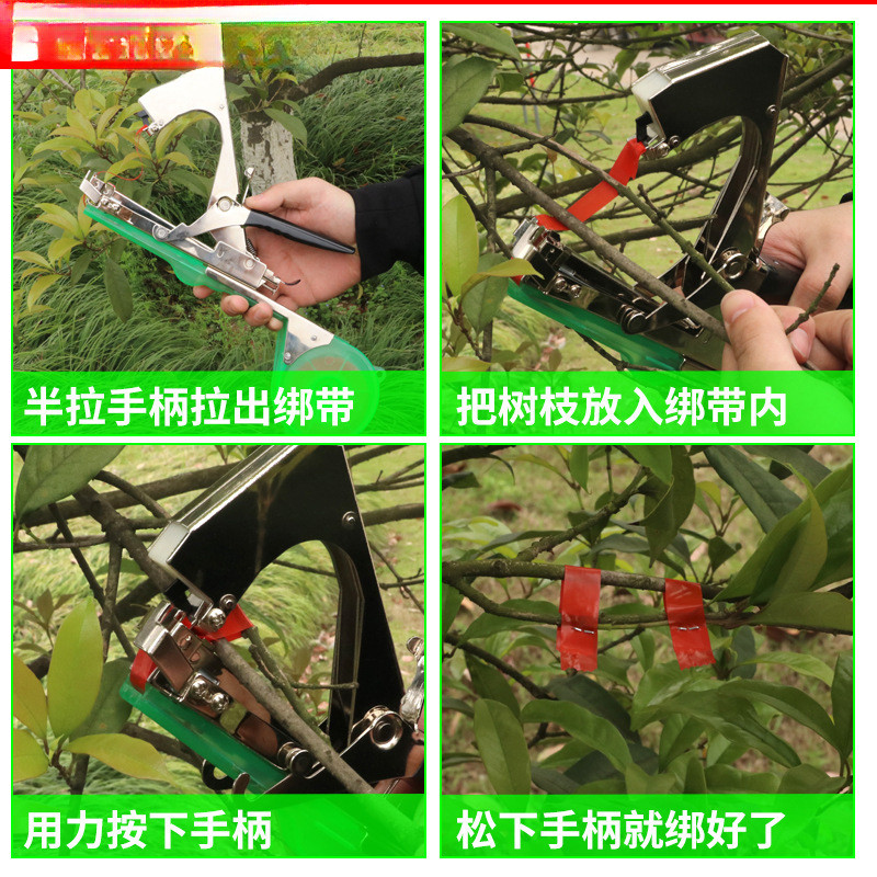 厂家新款葡萄绑枝机西红柿邦枝机黄瓜绑枝器捆绑苗木绑蔓机神X20