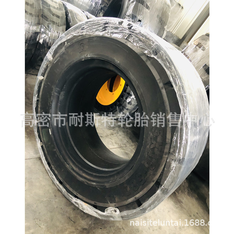 热销铲车钢圈45*18-58工程轮胎45*18-580下单送实心轮胎