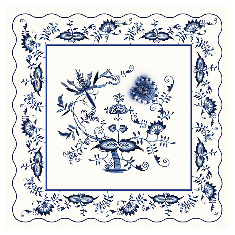 7l8k拂晓法式复古桌布轻兰香防水新中式氛围感餐桌盖布台布