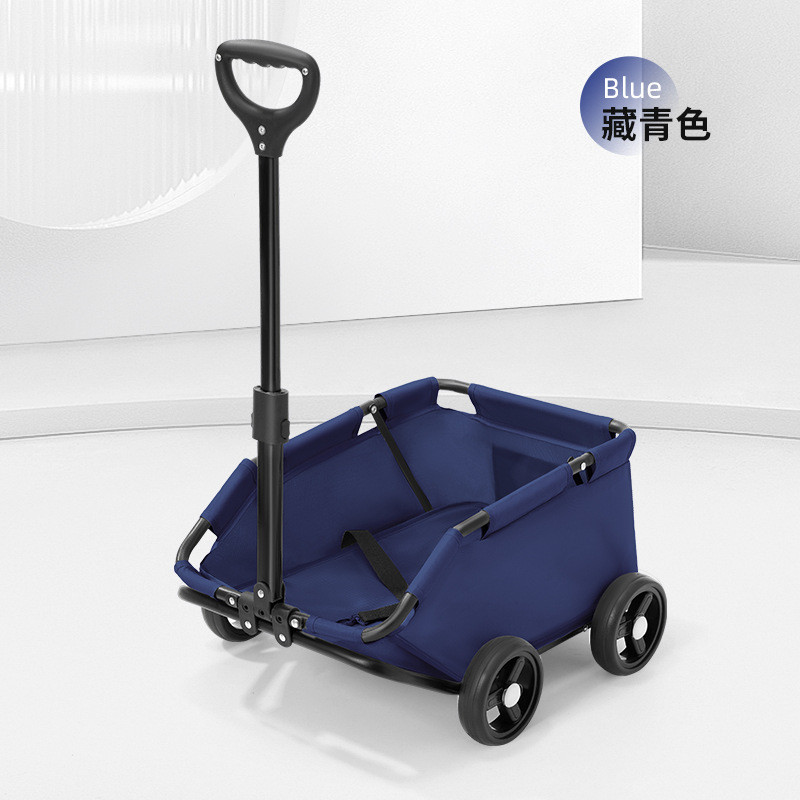 小型犬狗狗宠物推车外出拉杆车折叠遛狗代步泰迪法斗轻便出行