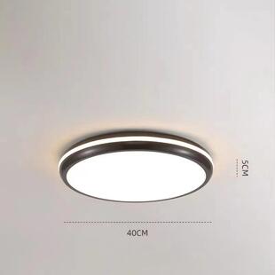 灯芯led吸顶灯全铜圆形圆灯遥控房间卧室灯主卧三防灯2024年新款