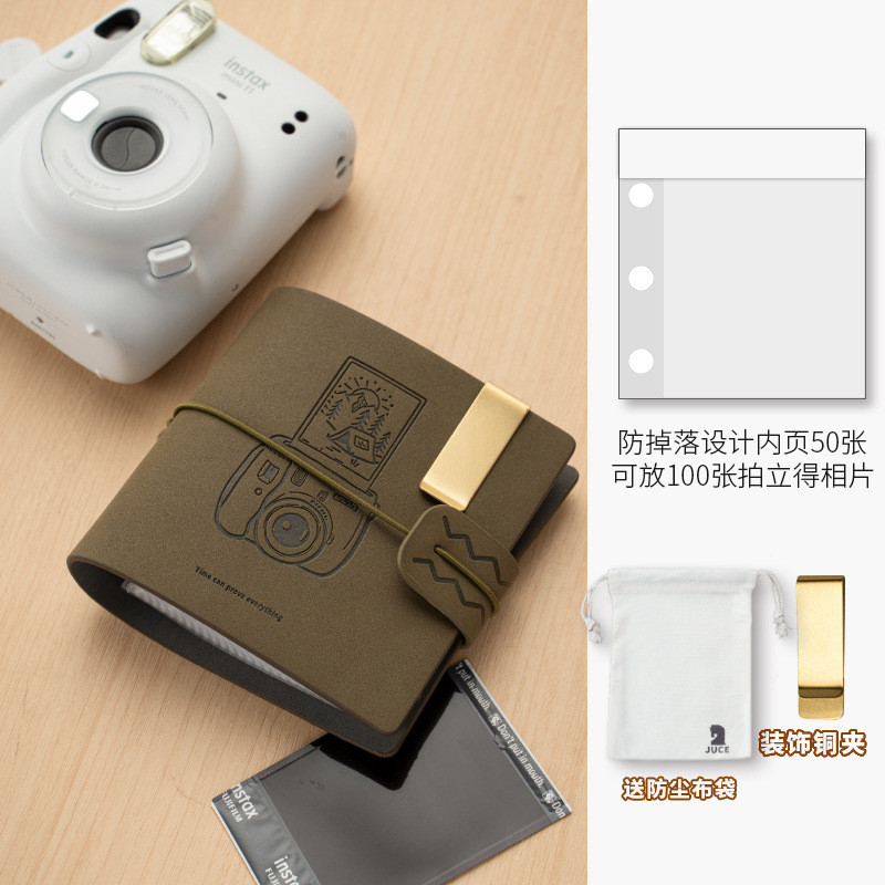 拍立得相册mini新品宫格两宫格3寸迷你相册富士相纸收一