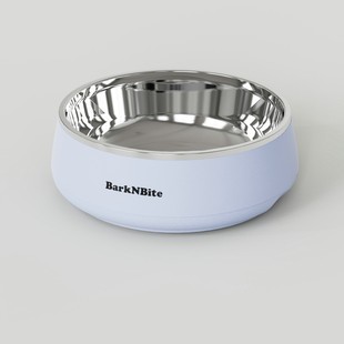 狗碗304不锈钢狗盆中大型狗狗宠物用品食碗防打翻barknbite慢批发