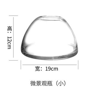微景观玻璃瓶苔藓闷养盆器花盆容器微观生态瓶瓶子玻璃微景缸空瓶