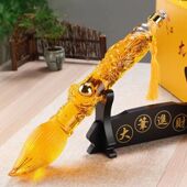 厂家批发创意玻璃2斤装 毛笔玻璃一笔进财工艺酒瓶高硼硅酒瓶酒瓶