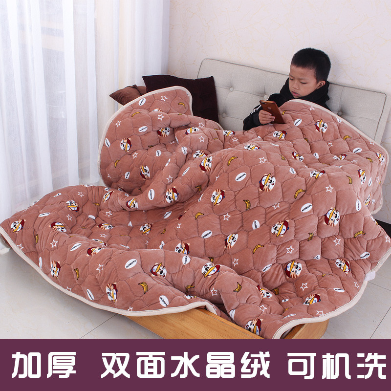 烤火被子烤火罩电烤炉罩新款桶烤火箱被子水晶绒火长方形家用加厚