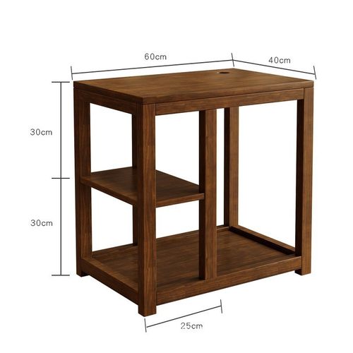 全实木茶几弧形茶台客厅家用茶桌椅组合原木阳台泡茶桌子胡桃色