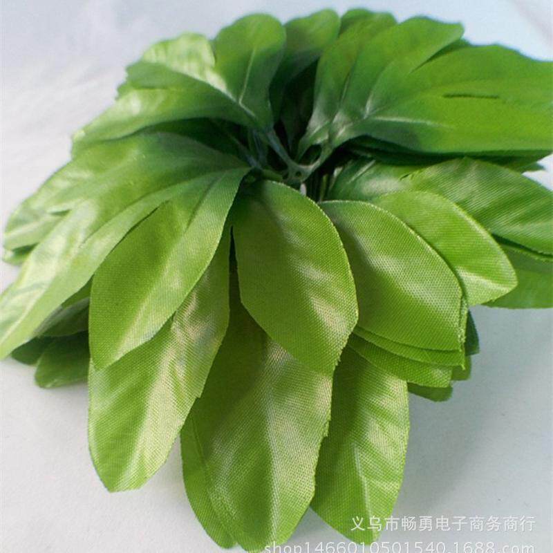 厂家批发牡丹丝网花叶子仿真花玫瑰菊花等仿真花叶玫瑰叶