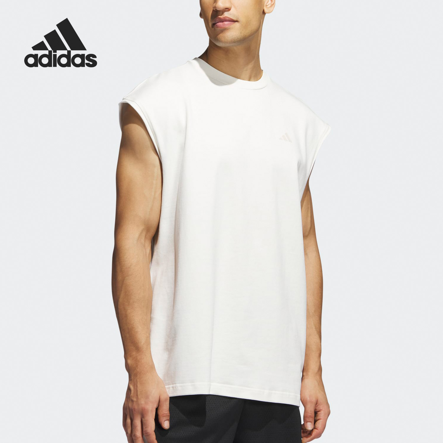 Adidas/阿迪达斯正品新款男子宽松篮球运动背心IM4219
