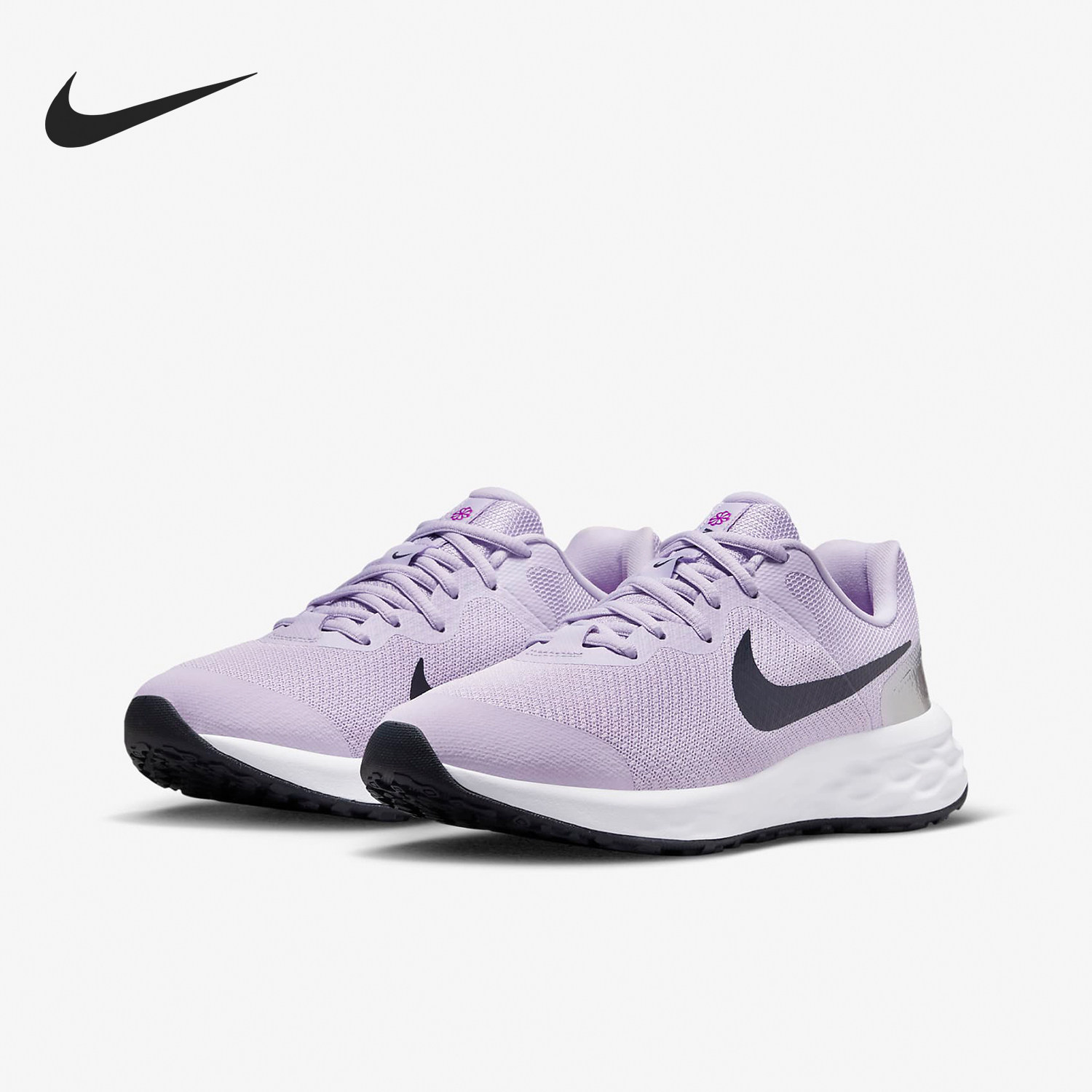 nike/耐克正品新款gs女子大童公路跑步舒适运动童鞋dd1096-500