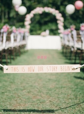 This is how our story begins我们的故事开始了爱情之门就此打开