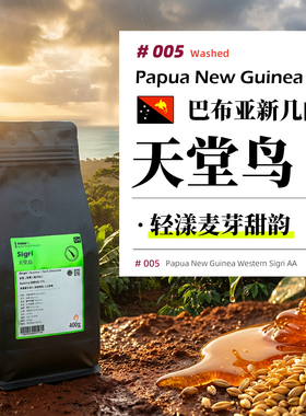 新几内亚·天堂鸟A·水洗处理·中烘 巴布亚新几内亚手冲咖啡豆