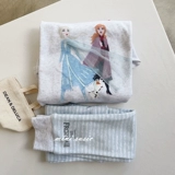 Светло-серый комплект домашней одежды «Ледяная и снежная принцесса» из чистого хлопка для девочек 2–9 лет (на фото отдельно)