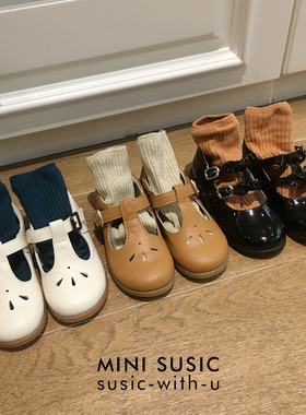 minisusic心选鞋！意大利女童女宝宝羊皮真皮公主鞋