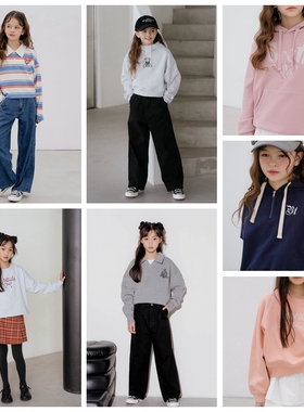 不断更新135-175韩系潮童设计师品牌be家女童中大童系列多款