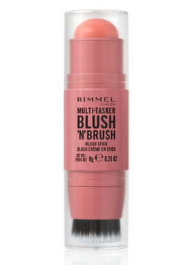 Rimmel Multi-Tasker Blush'N'brush防水桃色珊瑚色腮红棒