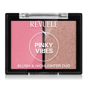 代购德国Revuele Blush & Highlighter Duo腮红高光粉饼