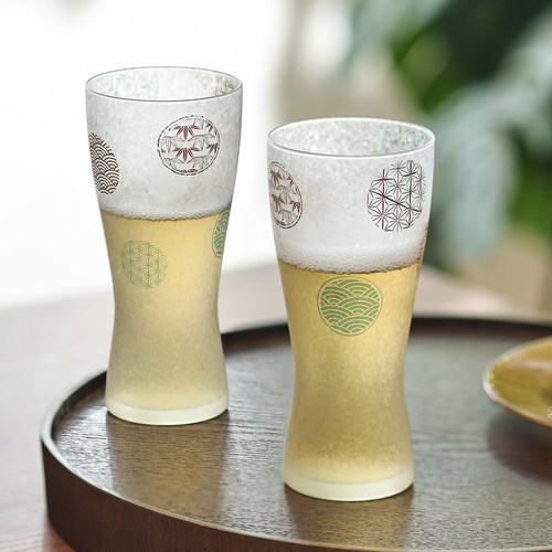 日本aderia石冢硝子啤酒杯礼盒装