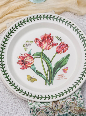 英国Portmeirion波特美林花草园系列花卉大餐盘陶瓷欧式圆盘餐具